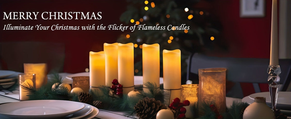 Flameless LED Candles 24pcs with 4 Remote Controls Timer Waterproof IP44 Battery Operated 4 5 6 Inch Warm White for Wedding Halloween Home Decor Indoor Outdoor - product image 13
