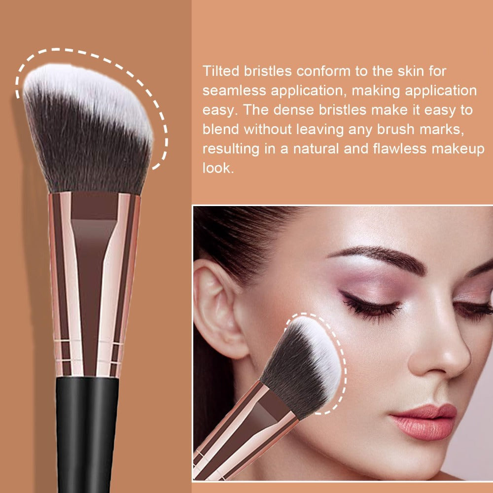 Makeup Brush Set 41/47PCS Professional Ultra-Soft Eyeshadow Blending Kit - Concealer Contour Foundation Brushes & Sponges for Flawless Application - Retractable Travel Design Wet D - product image 8