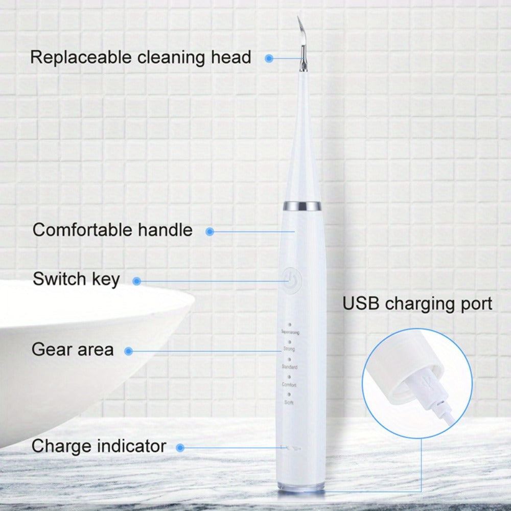 Electric Toothbrush Kit USB Rechargeable - Multi-Accessory Dental Care Set with Travel Case, Replaceable Brush Heads, Portable Oral Hygiene Device for Home & Travel, Gift for Men & - product image 6