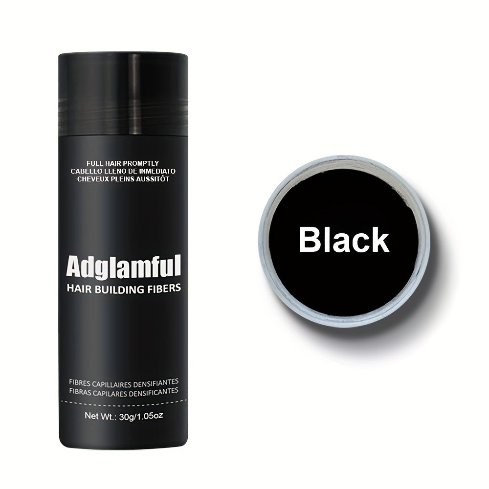 Hair Building Fibers 30g Large Size - Instant Thinning Hair Concealer for Volume, Thickness & Hairline Coverage | Natural Look | Unisex for Men & Women | Black & Dark Brown - product image 19
