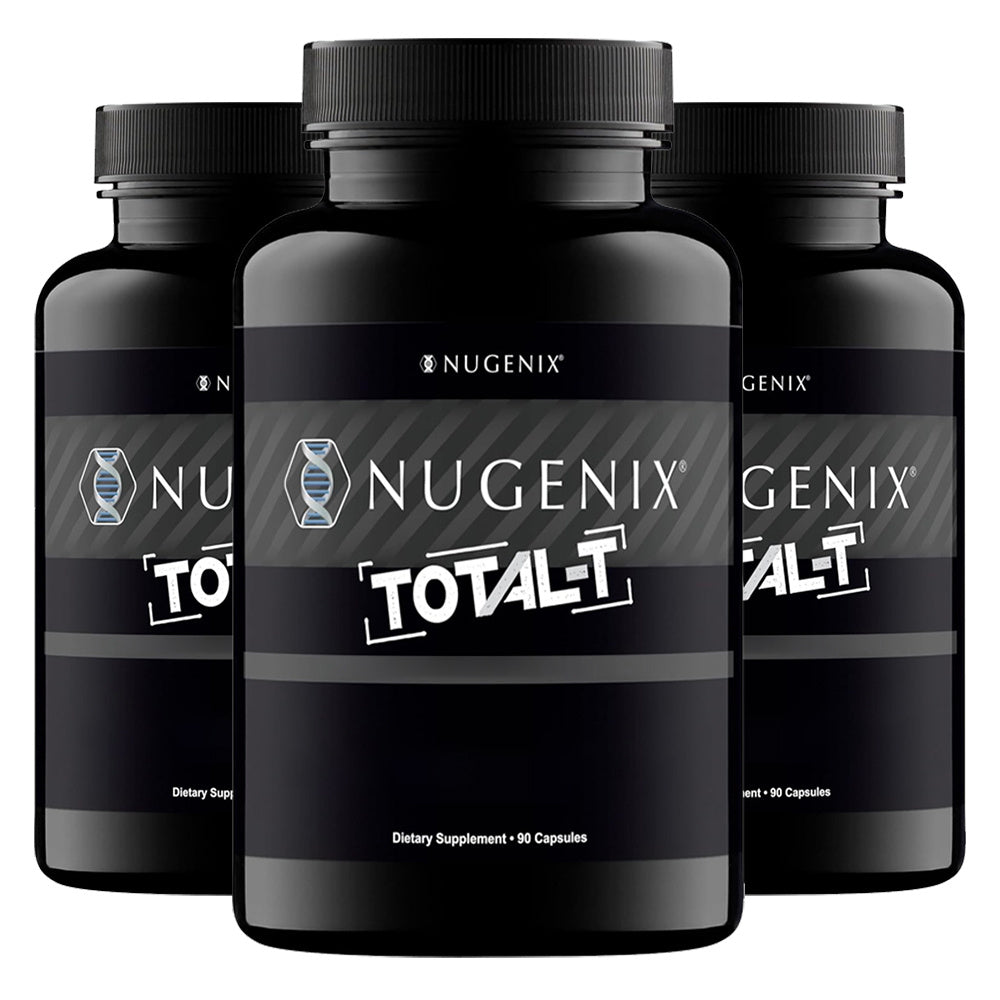 3-Bottle Pack - Total-T, Supporting Men's Health with Fenugreek and L-Citrine Malate (2:1), Daily Supplement - product image