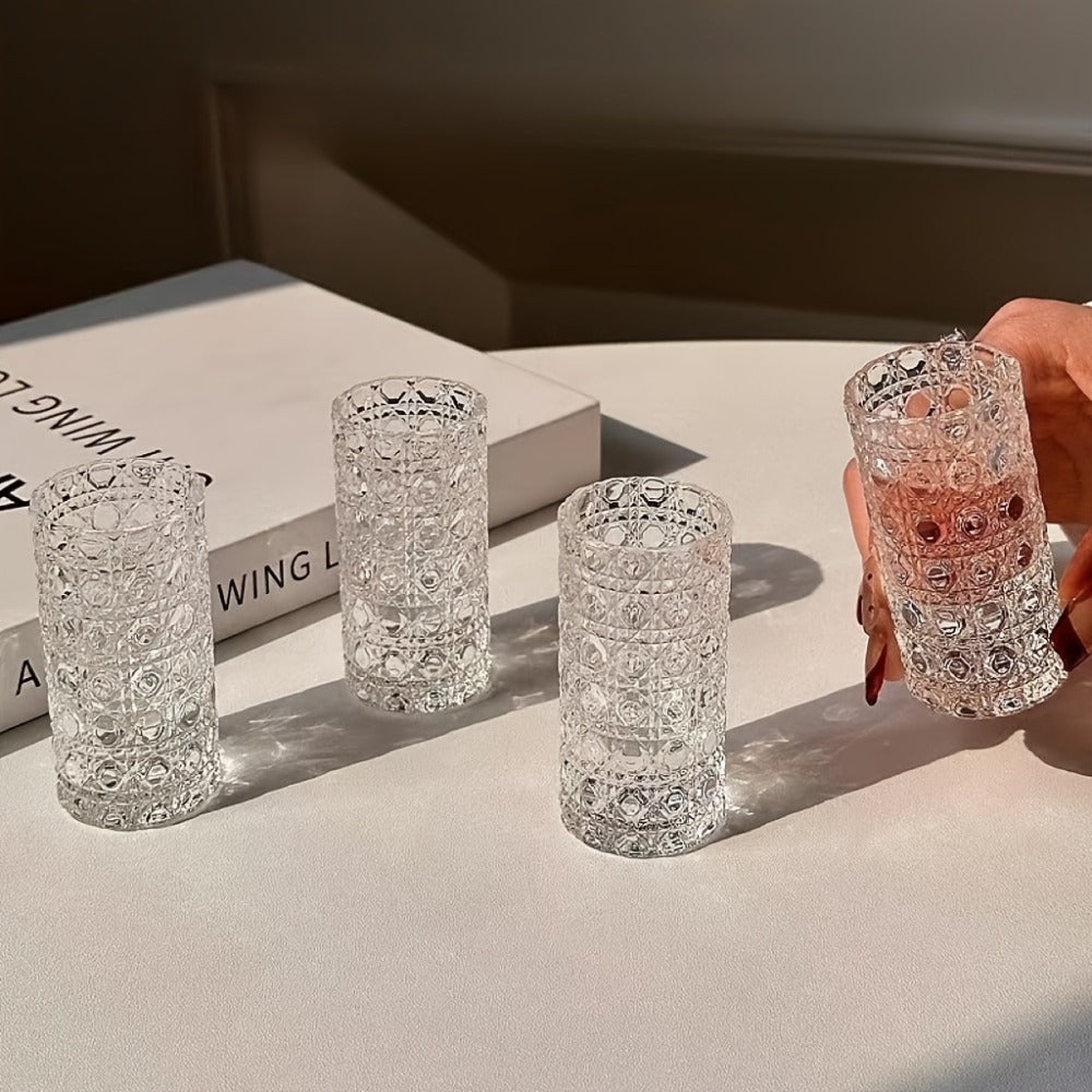 Shot Glass Set Diamond Engraved – Whiskey Vodka Tequila Glasses for Parties Weddings Home Bar Entertaining Reusable Barware Gift - product image 5