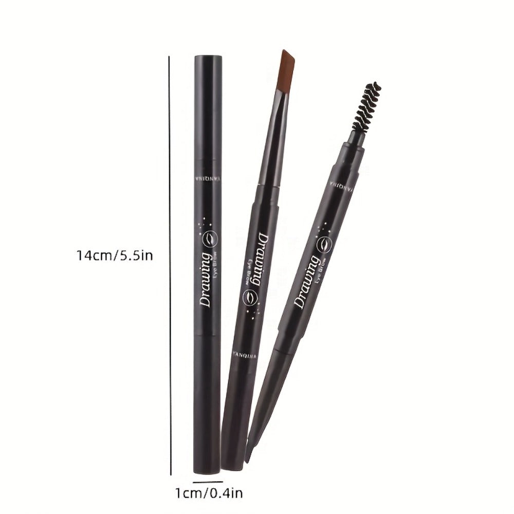 Microblading Brow Pencil 12-Pack Double-Hea1ded Automatic Waterproof Eyebrow Pencil with Spoolie Brush | Hair-Stroke Precision Tip | 4 Shades | Long-Lasting Natural Brow - product image 6