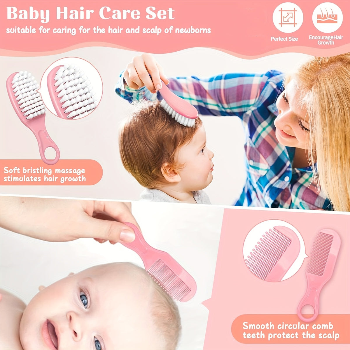 Baby Healthcare and Grooming Kit, 24in 1 Baby Electric Nail Trimmer Set Newborn Nursery Health Care Set for Newborn Infant Toddlers Baby Boys Girls Kids Haircut Tools