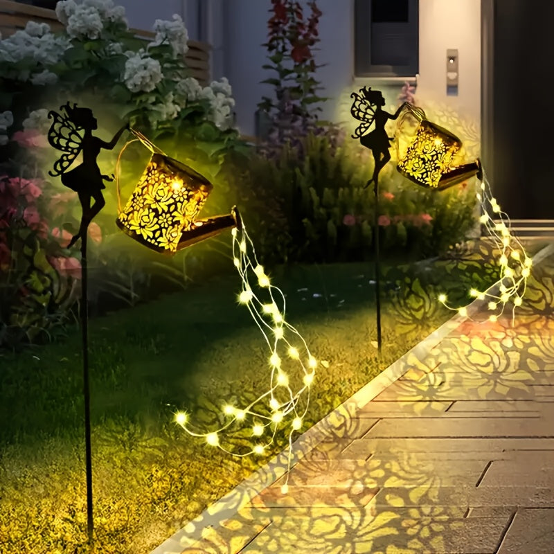 Solar-powered Outdoor Christmas Decorations, 2026 New Solar Watering Can Kettle Lights Outdoor, Metal Garden Lantern for Yard, Patio, Lawn, Pathway & Solar - product image 6
