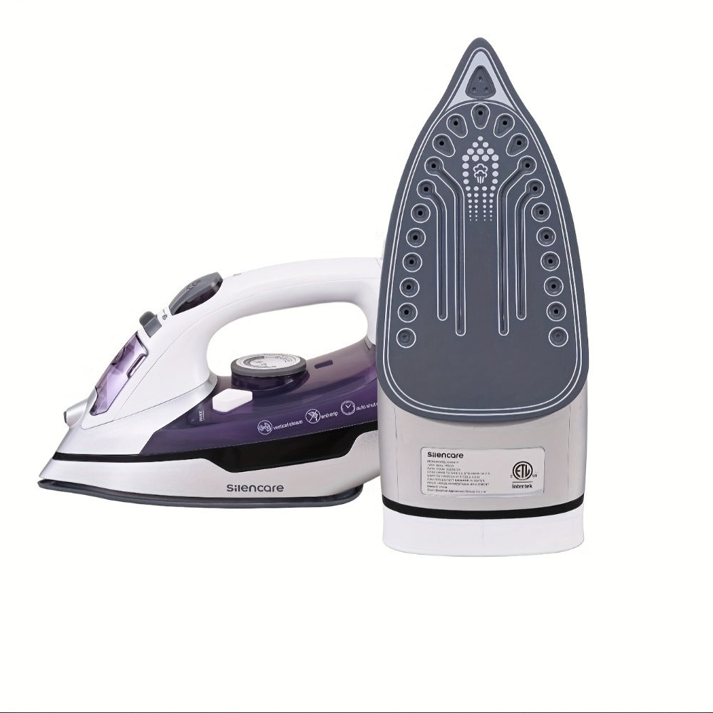 Steam Clothes Iron with Ceramic Coated Soleplate – Precision Thermostat, 3-Way Auto-Off, Self-Cleaning, Anti-Calcium & Anti-Drip, Lightweight Travel & Home Garment Iron - product image 10