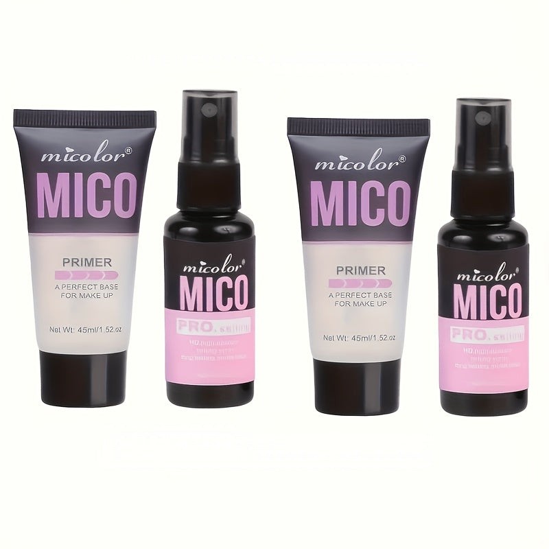 Pore Minimizing Makeup Primer Set 4pcs — HD Long-Lasting Finish Face Base, Complexion Enhancing Lightweight Formula Under 1fl oz, Travel-Friendly TSA-Approved, Flawless All-Day Wea - product image 12