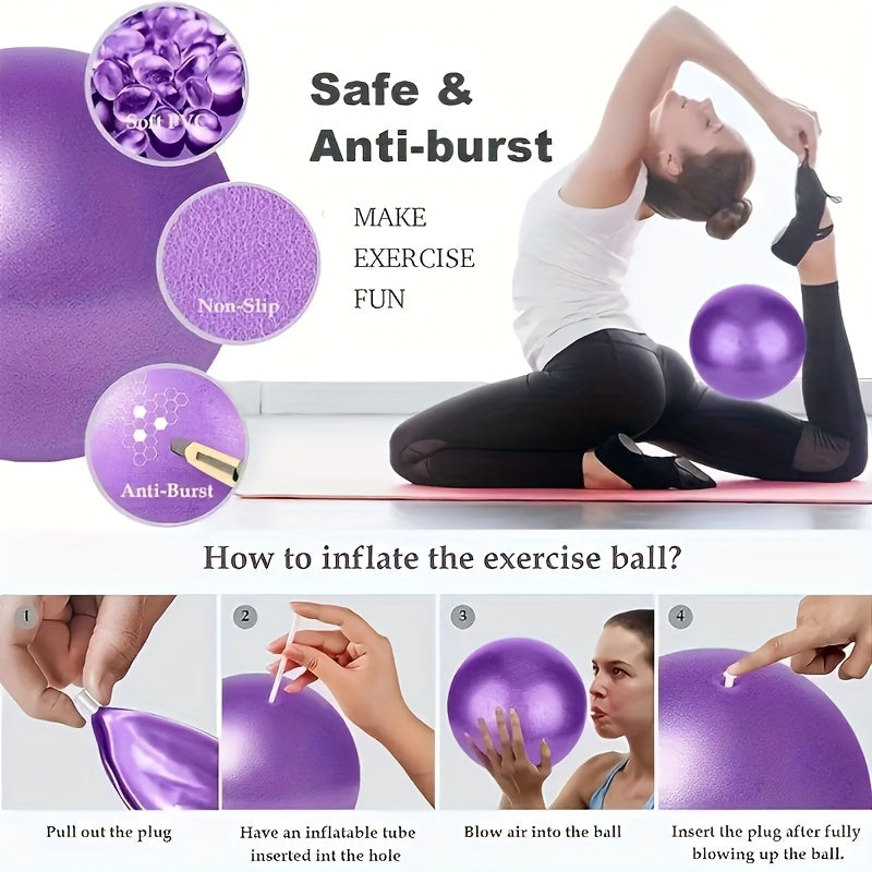 Yoga Pilates Ring Set 8-Piece | TPE Non-Slip Exercise Rings for Flexibility, Strength Training & Body Shaping, Home Workout Fitness Equipment for Women