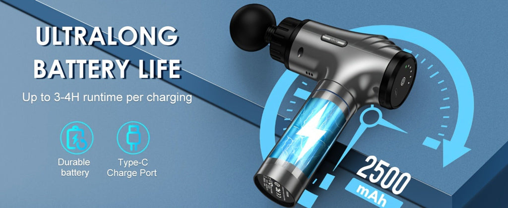 Massage Gun Deep Tissue - GVBER 6-Head Handheld Muscle Massager for Body Pain Relief, Relaxation & Recovery - Gift for Women Men - product image 15