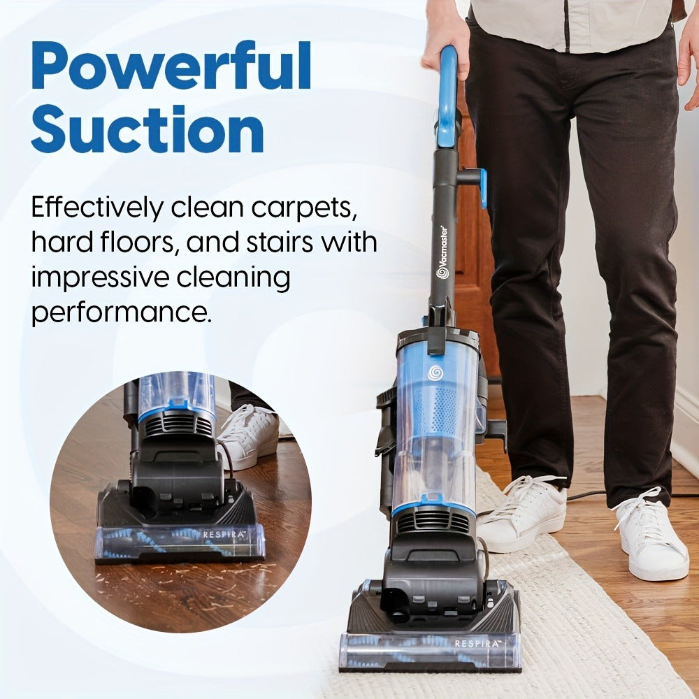 Bagless Upright Vacuum 1150W Cyclone Filtration Large Dust Cup 17ft Cord Corded Floor Cleaner for Carpet Hard Floor Pet Hair Home Deep Cleaning - product image 3