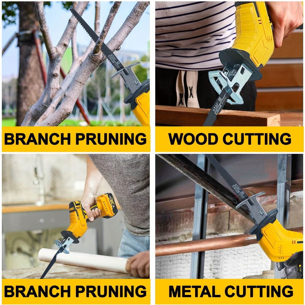 Reciprocating Saw Brushless Cordless for DeWalt 20V Battery – 0-3500 SPM Variable Speed, Tool-Free Blade Change, 4 Saw Blades Included, for Wood, Metal & PVC Cutting (Battery Not I - product image 10