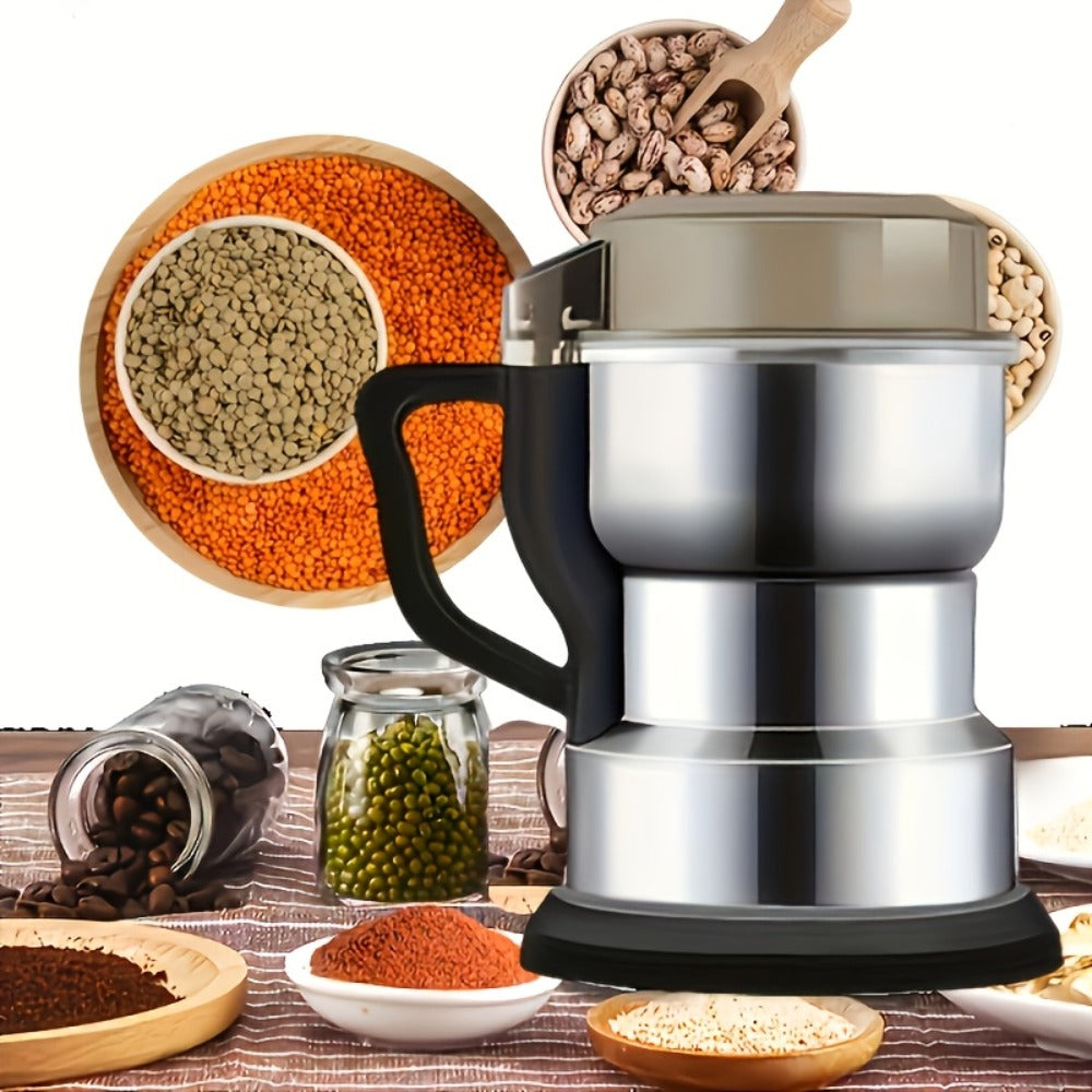 Electric Coffee Grinder 400ml 14oz 4-Blade Stainless Steel 10 Second Quick Grinding for Coffee Beans Spices Nuts Grains Dry Wet Dual Purpose Food Processor 25000 RPM - product image 10