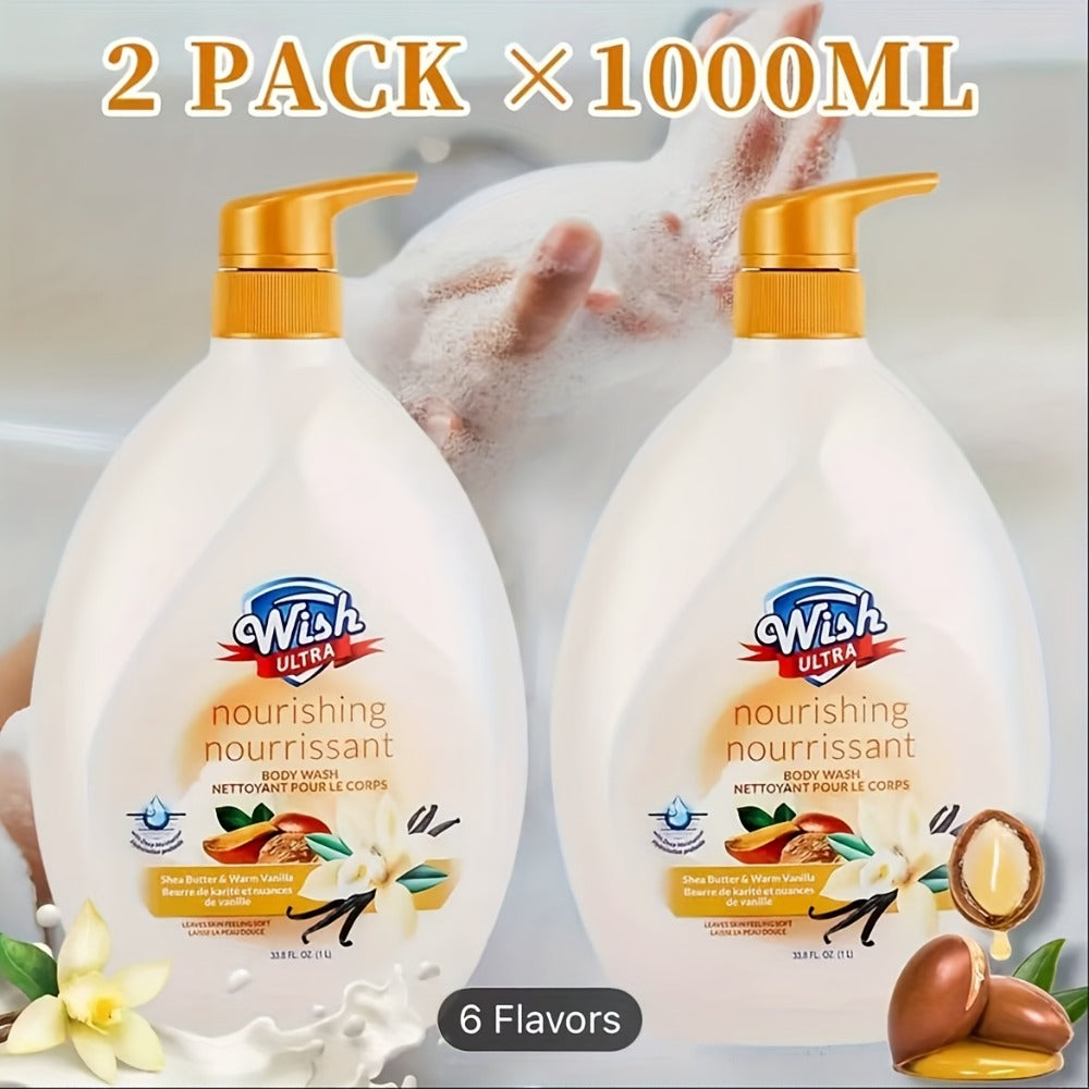 Vitamin E Body Wash for Women & Men Deep Cleansing Blackhead Removal Dead Skin Exfoliating Long-Lasting Fragrance Shower Gel Multiple Scents Cucumber Melon Peach Coconut Shea Butte - product image 14