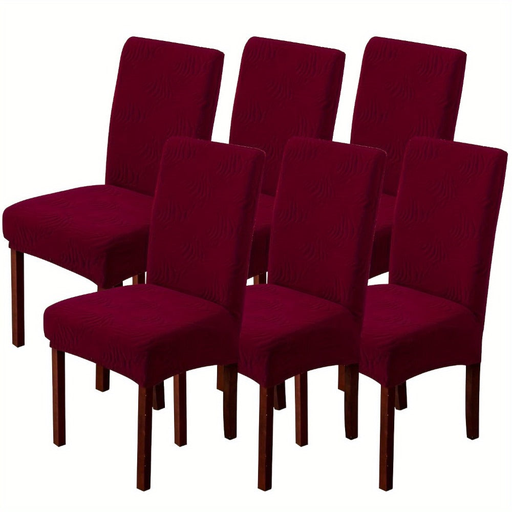 Dining Chair Covers Stretch Jacquard Slipcovers Removable Washable Chair Protector for Kitchen Hotel Restaurant Set of 4 or 6 - product image 25