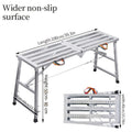 Folding Scaffold Step Stool Adjustable Height 39-79" Portable Steel Work Platform 1300 lb Capacity for Home Renovation Painting Car Washing RV Cleaning - product image 19