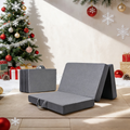Folding Memory Foam Mattress Tri-Fold Carry-along Floor Bed with Washable Cover – Twin, Single, Full, Queen Size Available – 3/4/6 Inch Thick Foldable Sleeping - product image 8