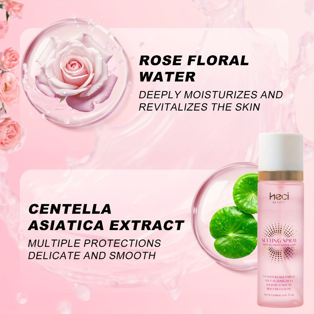 3-in-1 Makeup Setting Spray Prime Hydrate & Set Long-Lasting Waterproof Sweat-Proof Moisturizing Face Mist — Locks Makeup Flawless Finish All Skin Types All-Day Wear Women - product image 8