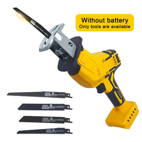 Reciprocating Saw Brushless Cordless for DeWalt 20V Battery – 0-3500 SPM Variable Speed, Tool-Free Blade Change, 4 Saw Blades Included, for Wood, Metal & PVC Cutting (Battery Not I - product image