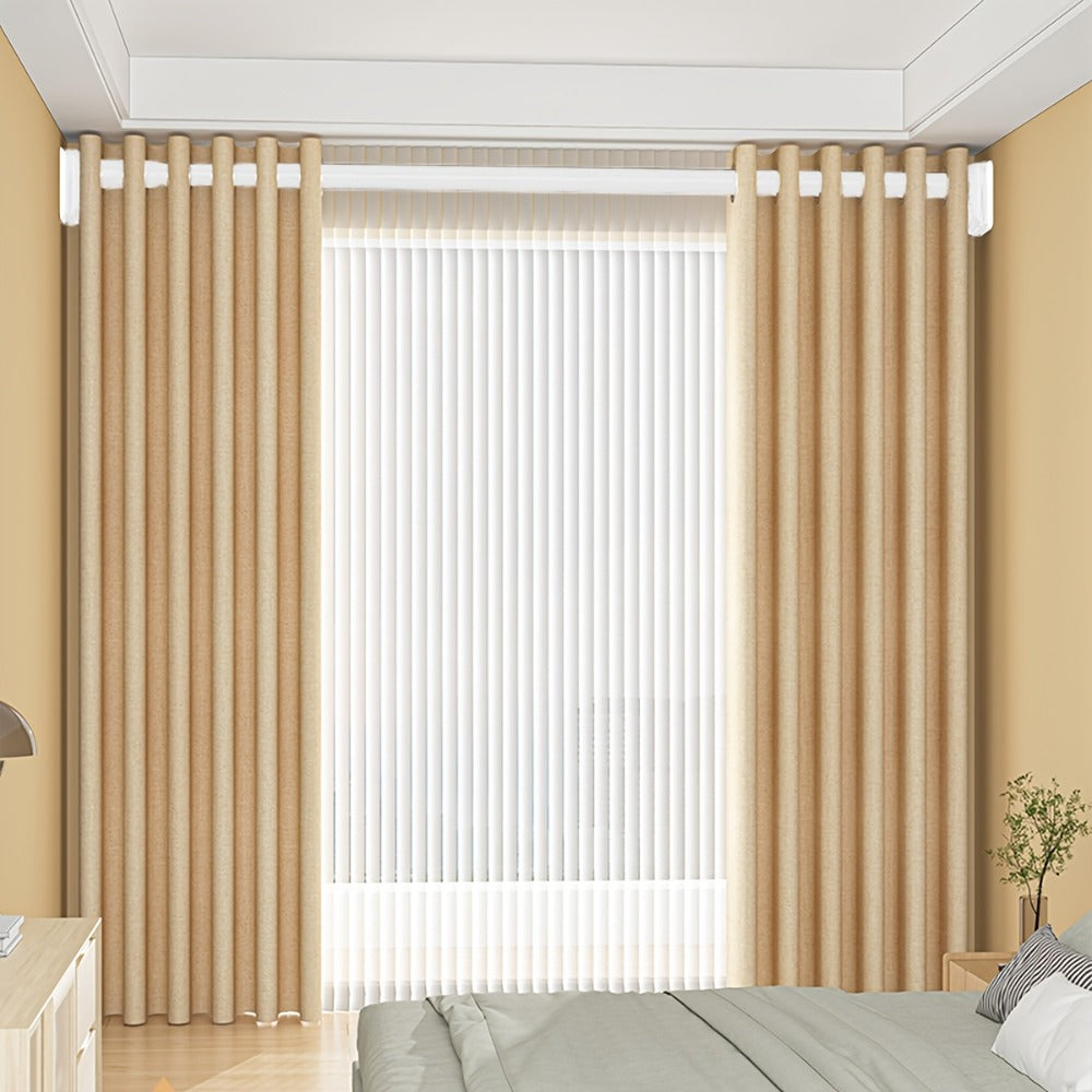 Telescopic Curtain Rod No Drill 15.75"-196.85" Adjustable Shower Curtain Rod 33mm for Large Windows - product image 8