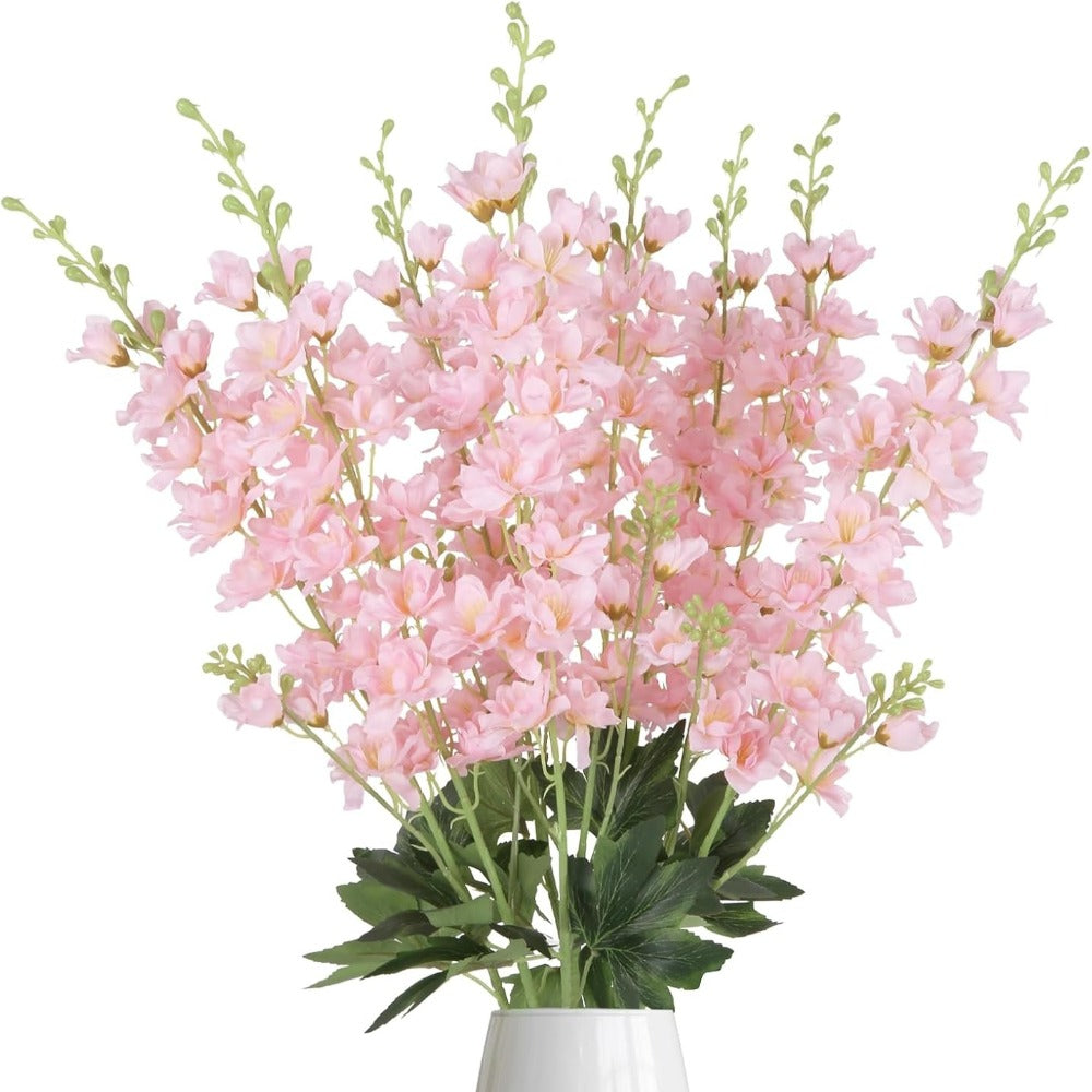 Artificial Delphinium Flowers 8pcs 33.5 Inch Faux Larkspur Stems for Wedding Centerpieces, Tall Silk Flower Bouquet for Home Vase Table Garden Decor - product image 13