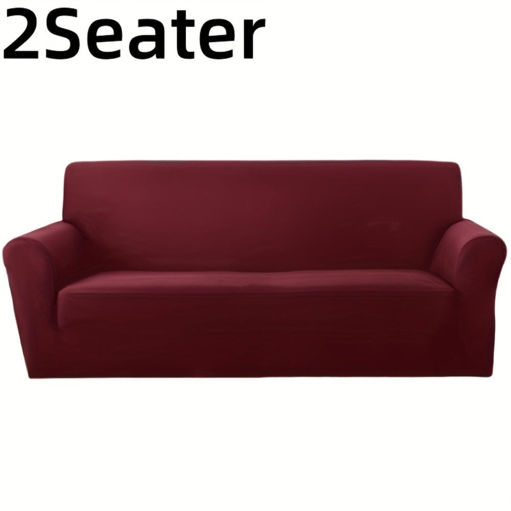 Elastic Anti-Slip Sofa Cover - Stretch Pet Friendly Couch Slipcover with Cat Paw Protection, Easy Care Fabric for Living Room Bedroom Office, 7 Colors 1-4 Seater - product image 20