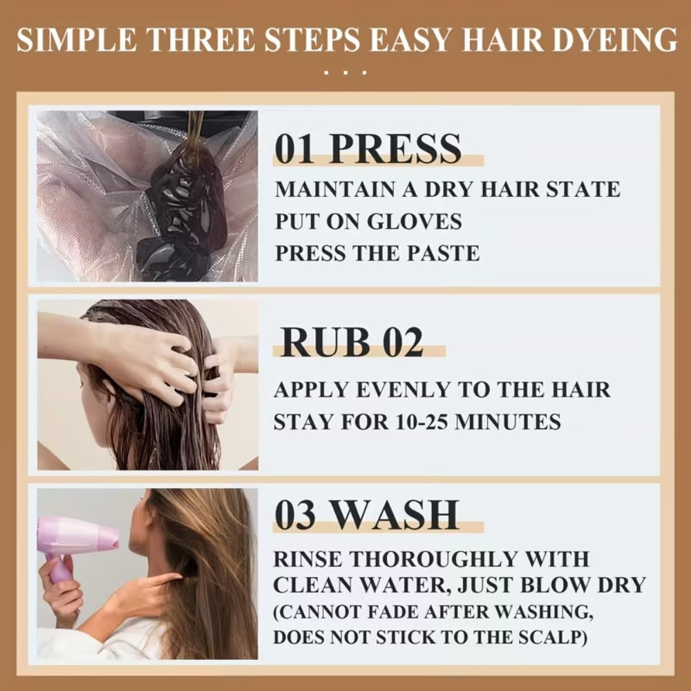 Gray Hair Coverage Shampoo and Conditioner Set — 4-in-1 Hair Dye with Ginger & Herbal Extracts, Long-Lasting Color for Women & Men, Gentle Moisturizing Formula, 3 Shades Available - product image 7