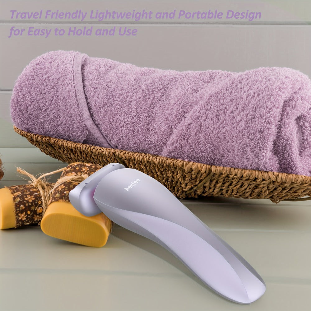 Bikini Shaver for Women Waterproof Rechargeable Stainless Steel Blade Electric Body Hair Razor – Wet & Dry Pubic Legs Arms Underarm Hair Removal, Portable Close Shave Purple - product image 9