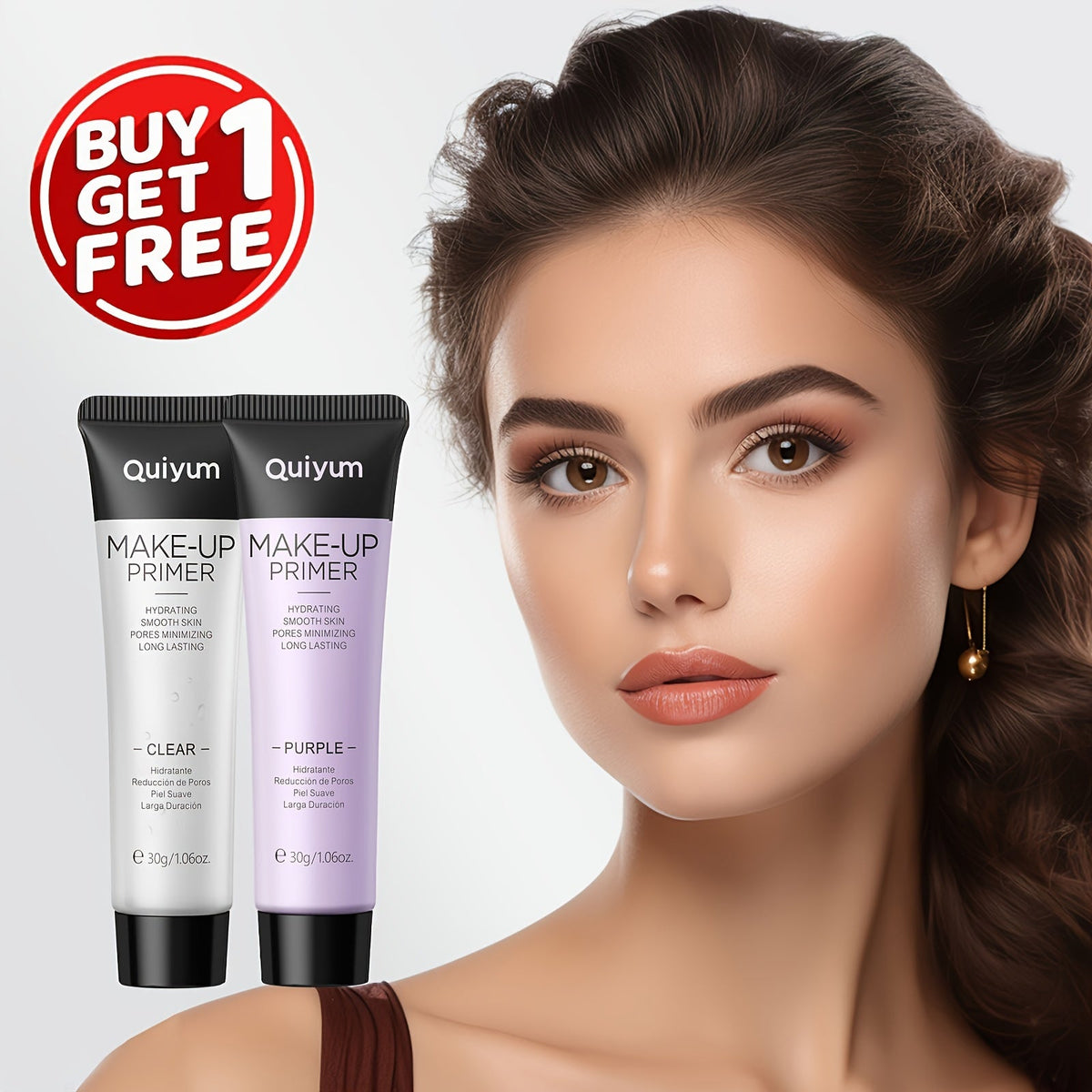 Face Primer Set 2 Pcs Pore Minimizing Oil Control – Smoothing Long-Lasting Lightweight Matte Makeup Base for Flawless Foundation, All Skin Types Daily Wear & Oily Combination Skin  - product image 11