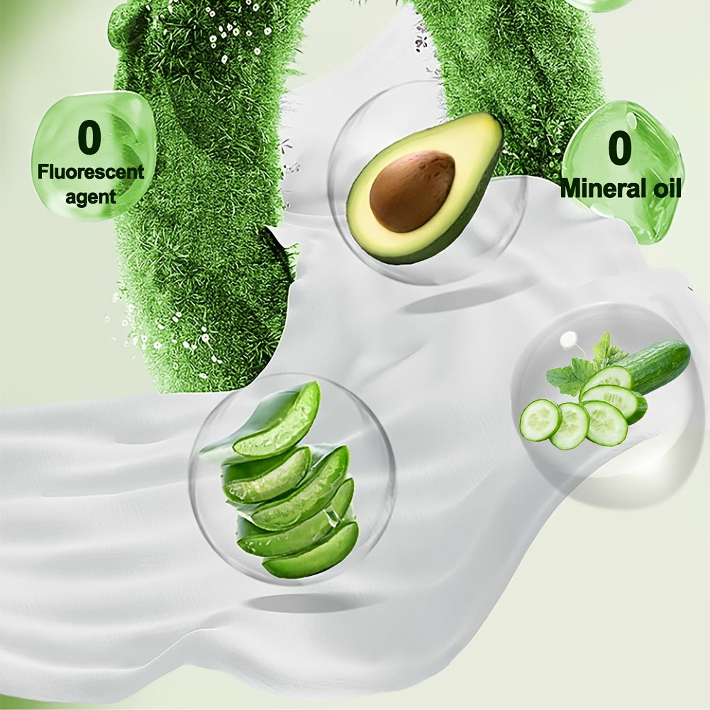 Makeup Remover Wipes Avocado Squalane Deep Cleansing Hypoallergenic Moisturizing Disposable Face Wipes 80 Sheets Pack Travel-Friendly Gentle for Sensitive Skin All Skin Types - product image 2