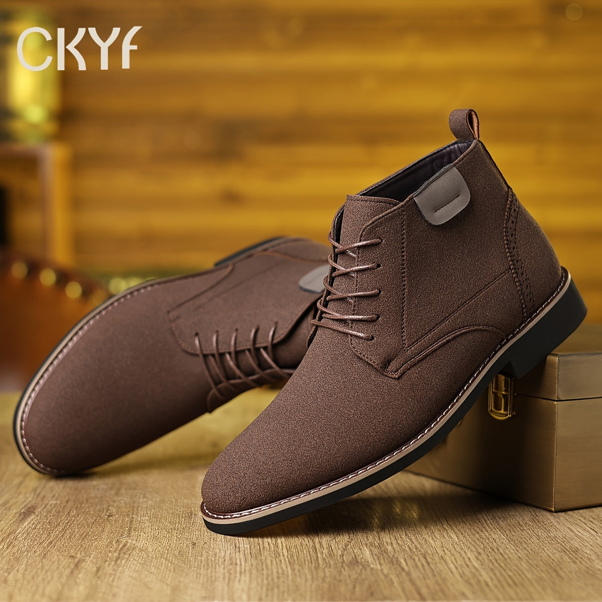 15008 British Style Frosted Short Boots - product image 7