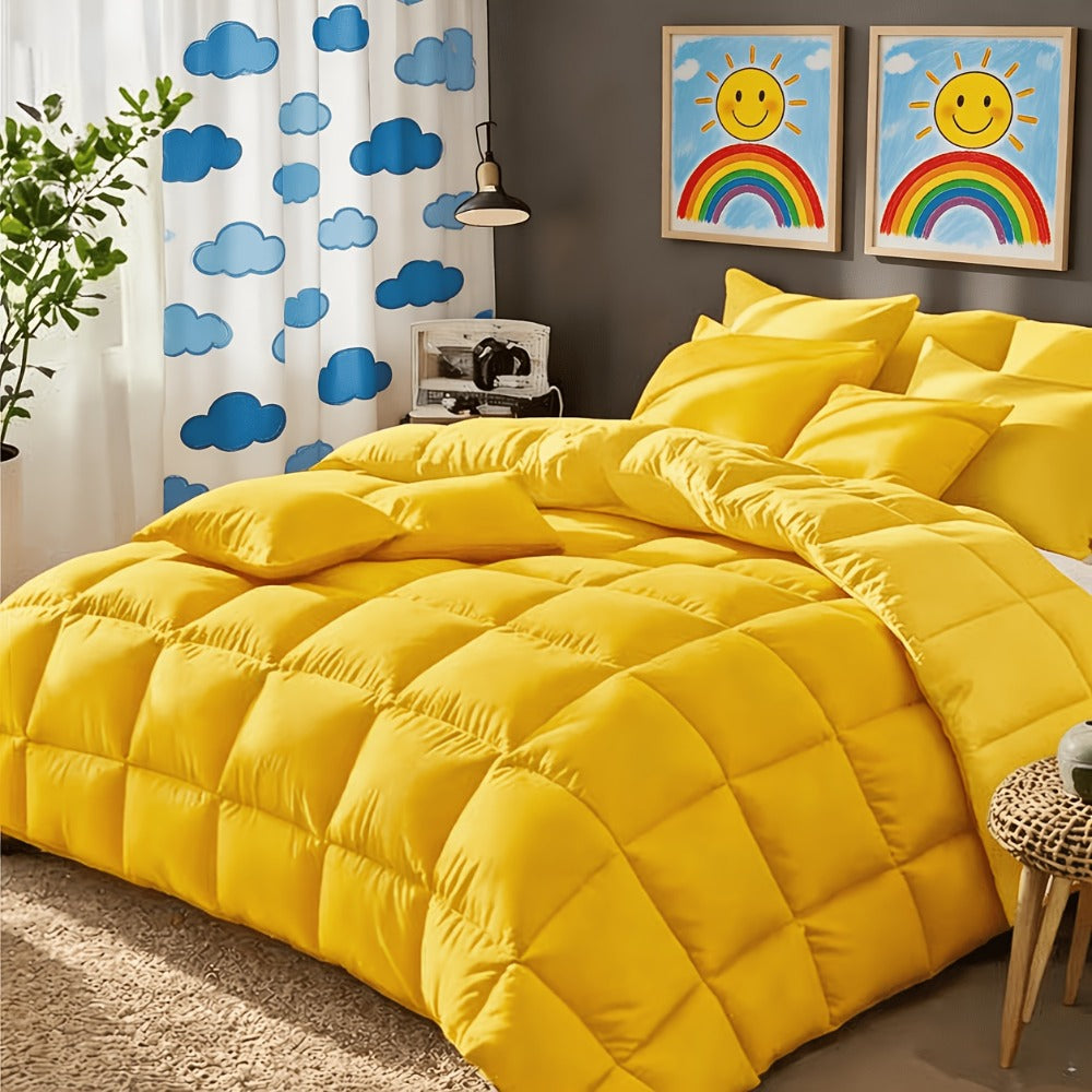 Comforter Set 7 Piece Bed in a Bag Full Queen King Soft Satin-Like Fabric with Fitted Sheet Flat Sheet Pillowcases Breathable Bedding Set for Bedroom Hotel - product image 24