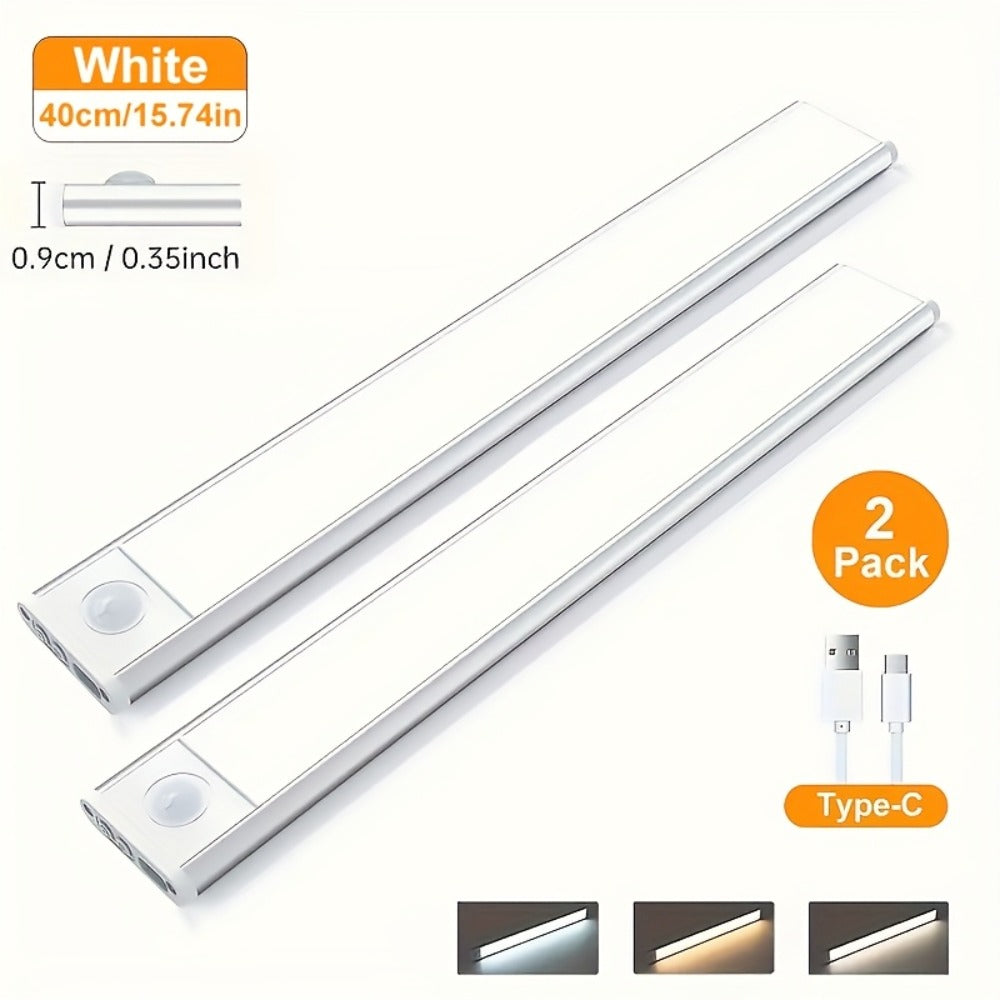 LED Motion Sensor Light USB-C Rechargeable 3 Color Temperatures Stepless Dimming Wireless Magnetic Under Cabinet Closet Night Light 1 2 4 Pack 20cm 30cm 40cm 50cm - product image 15