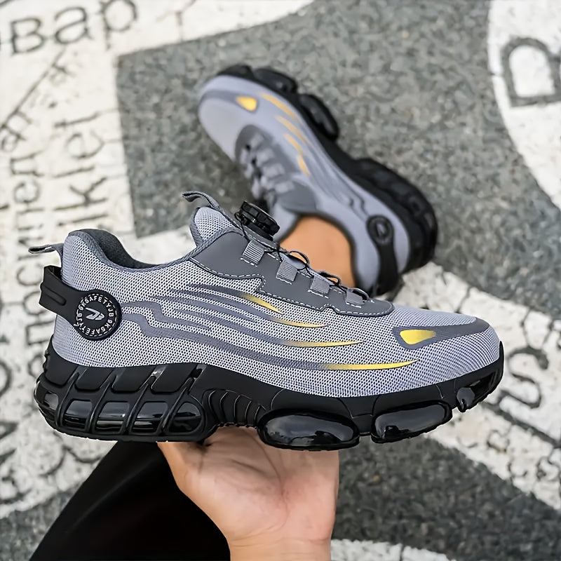 Steel Toe Work Shoes Man Slip Resistant Abrasion Resistant Construction Working Boots Comfortable Breathable Sneaker - product image 14