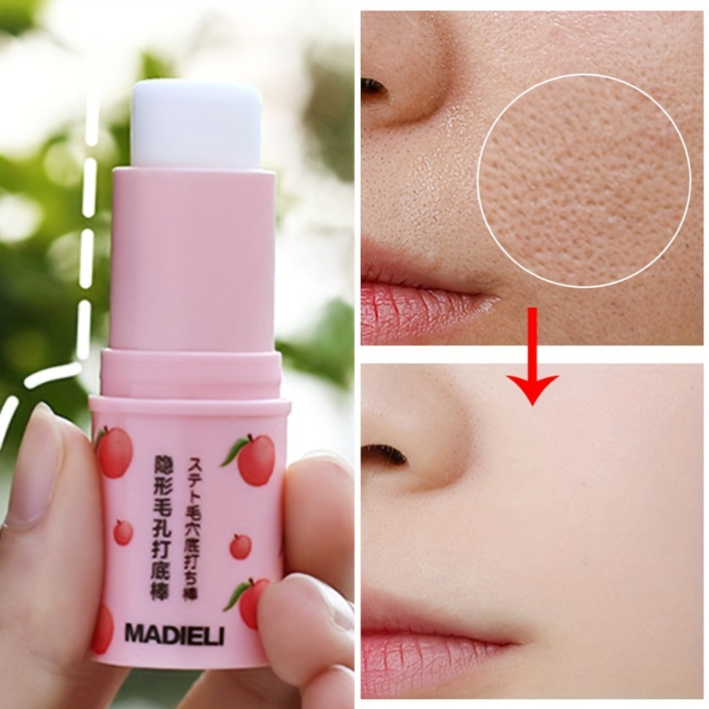 Sakura Primer Stick with Cherry Blossom Extract — Tinted Lightweight Makeup Base, Smooth Blending Natural Finish, Pore Smoothing Brightening Formula for Light to Beige Skin, J-Beau - product image