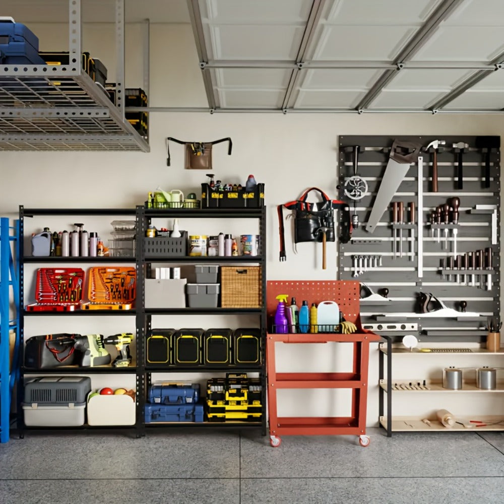 Heavy Duty Metal Shelving Unit 72 Inch – 400 lbs Per Shelf Adjustable Steel Storage Rack for Garage, Warehouse, Home & Office, Industrial Style Utility Shelf, Easy Assembly - product image 6