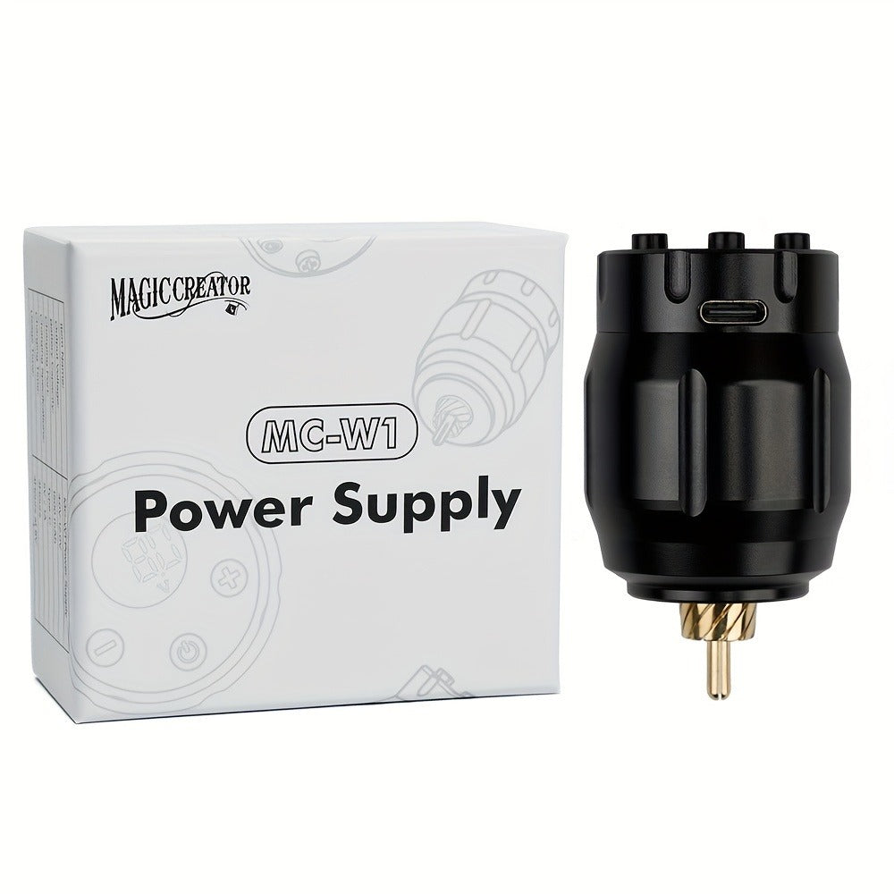 Wireless Tattoo Power Supply Rechargeable — LED Digital Display, RCA Connector, Portable Battery Pack for Rotary Tattoo Machines & PMU Devices, 4 Colors - product image 3