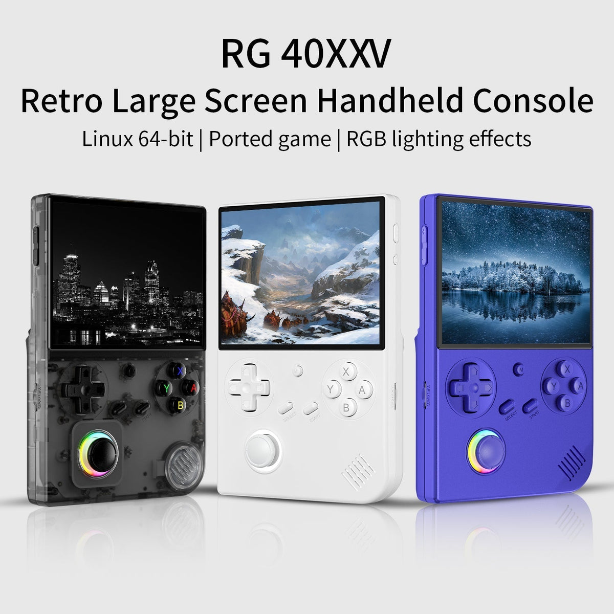 Anbernic RG40XX V Handheld Game Console Linux Vertical IPS 4.0-Inch Retro Emulator 3200mAh 30+ Systems Wi-Fi Bluetooth for Everyday Use