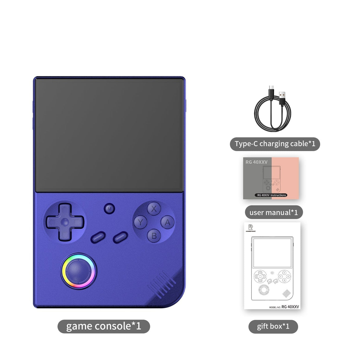 Anbernic RG40XX V Handheld Game Console Linux Vertical IPS 4.0-Inch Retro Emulator 3200mAh 30+ Systems Wi-Fi Bluetooth for Everyday Use