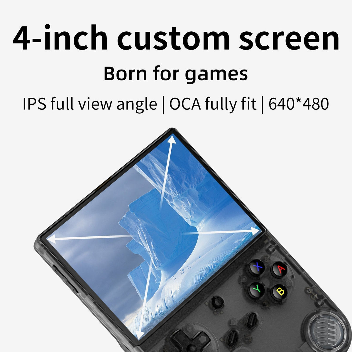 Anbernic RG40XX V Handheld Game Console Linux Vertical IPS 4.0-Inch Retro Emulator 3200mAh 30+ Systems Wi-Fi Bluetooth for Everyday Use