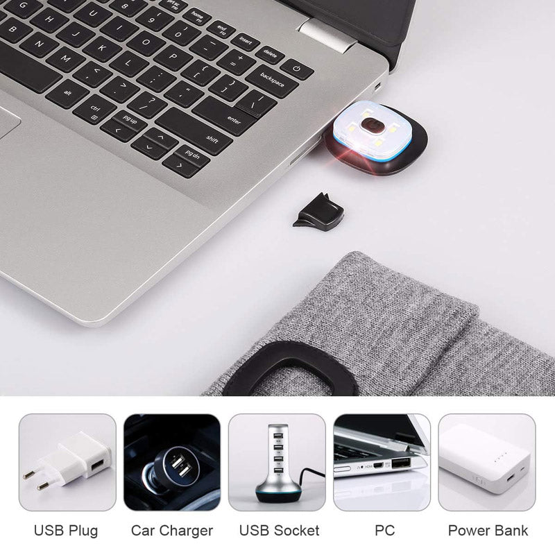 LED Beanie Light with Built-In Rechargeable Headlamp Hat for Indoor & Outdoor Lighting - product image 4