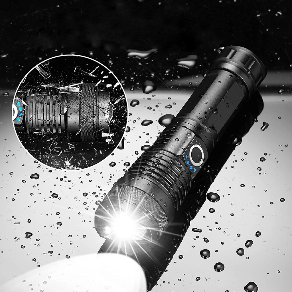 Tactical Flashlight | Military Grade LED, 5 Modes, IP65 Water Resistant