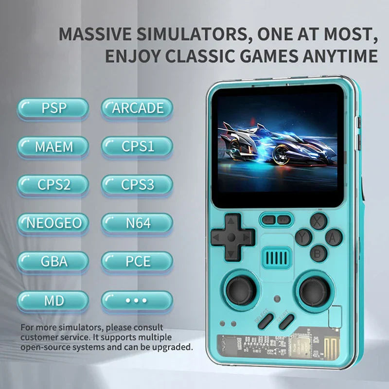 High Resolution Retro Handheld Game Console Powkiddy RGB20 Pro 3.2 Inch IPS 1024x768 5000mAh 10-Hour Wi-Fi Bluetooth HDMI Dual TF 256GB N64 PS1 NDS Emulator - product image 4