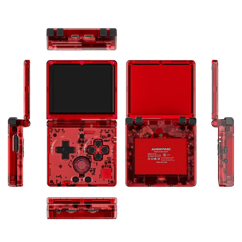 Anbernic RG35XXSP Flip Handheld Game Console Linux Clamshell GBA SP Style IPS HDMI Retro Emulator 3300mAh 30+ Systems Wi-Fi Bluetooth for Everyday Use