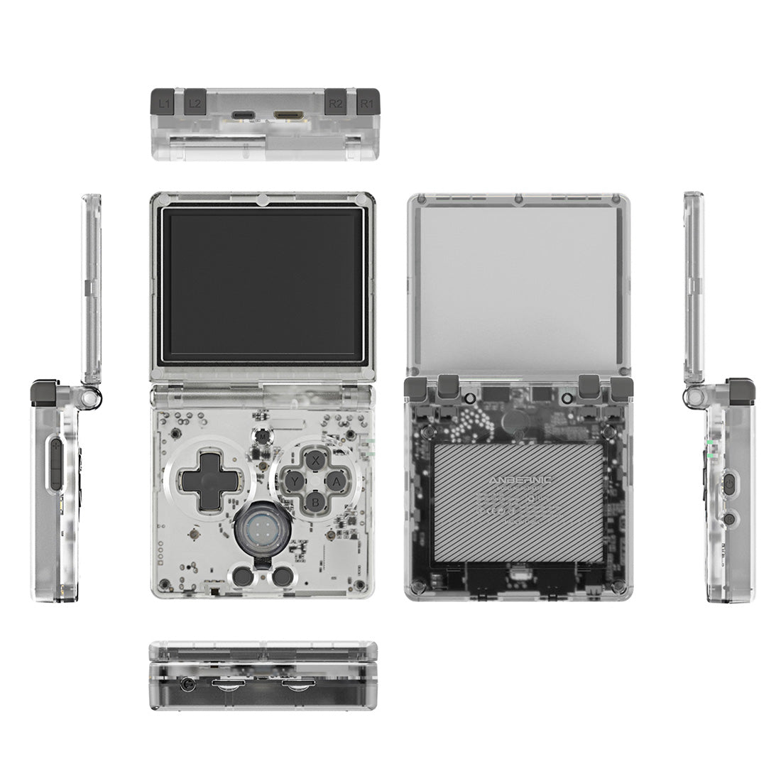 Anbernic RG35XXSP Flip Handheld Game Console Linux Clamshell GBA SP Style IPS HDMI Retro Emulator 3300mAh 30+ Systems Wi-Fi Bluetooth for Everyday Use