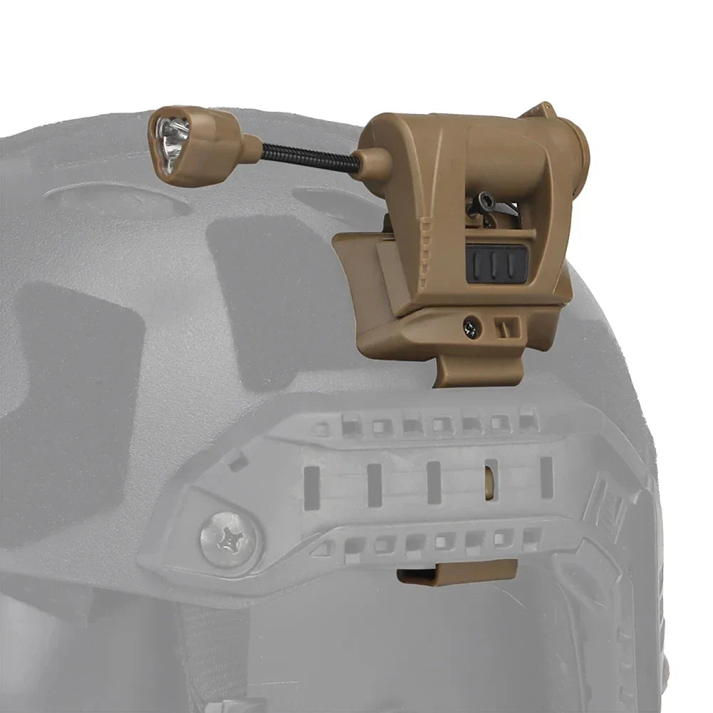 Tactical LED Helmet Light 3-Mode OpsCore ARC Mount Hands-Free for Home Ambiance & Task Lighting