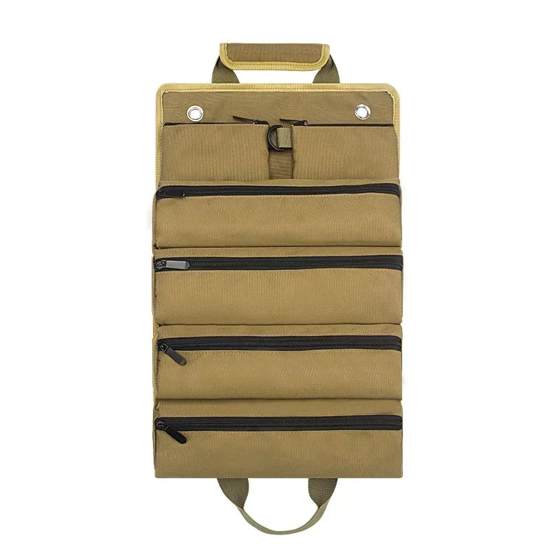 4 Compartments, Water-Resistant Oxford – Roll Up Tool Bag Organizer - product image 9