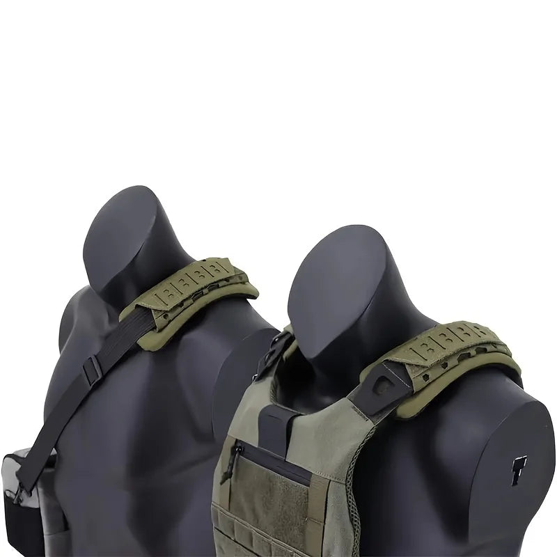 MOLLE Tactical Shoulder Strap Pads for Backpacks & Vests (2-Pack) for Camping & Outdoor Adventures