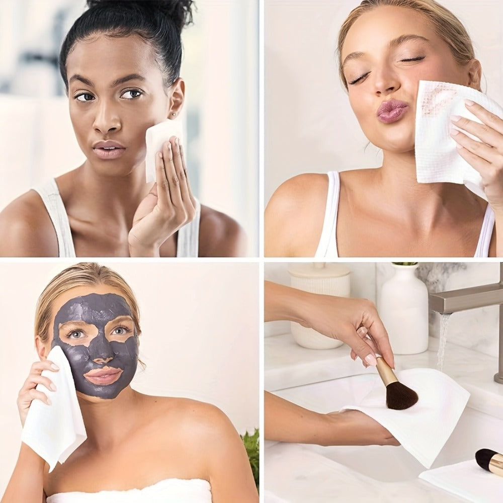Extra Large Disposable Facial Cleansing Tissues 26×30cm – Thickened Ultra-Soft Cotton Wipes for Face Washing & Makeup Removal, Gentle for All Skin Types, 40/120/240 Pcs - product image 11
