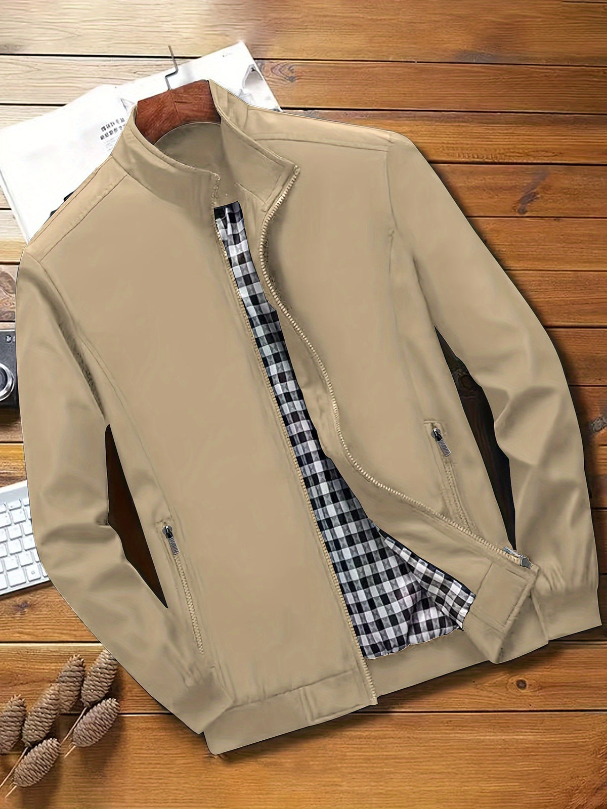 New Men's Jacket Spring Autumn Premium College Style Jacket Outerwear - product image 4