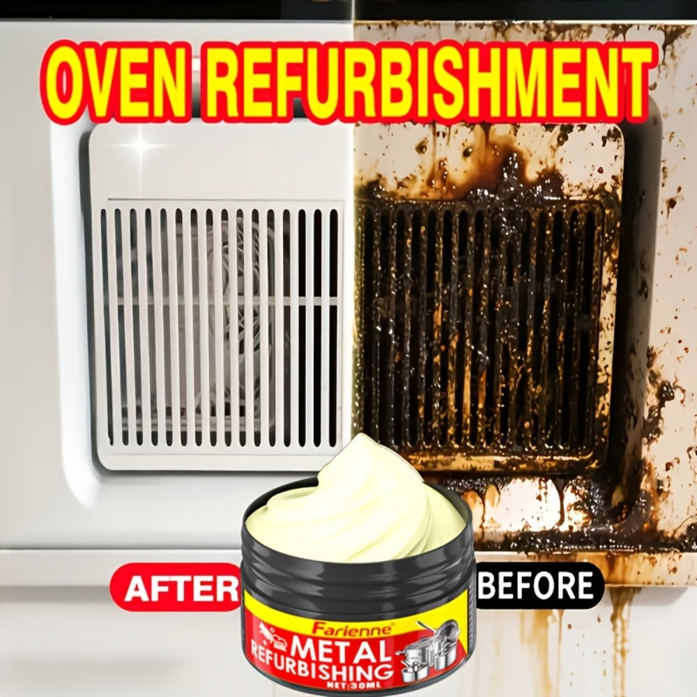 Metal Polishing Paste with Sponge Chrome & Stainless Steel Polish Gloss Agent No Residue Coconut Oil Formula for Painted Metals Car Jewelry Household - product image 8